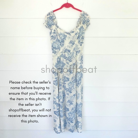 NEW Reformation Connell Dress Teacup 2 - Picture 7 of 16